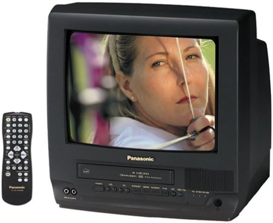 Panasonic PV-C1343 13-Inch TV/VCR Combo Black