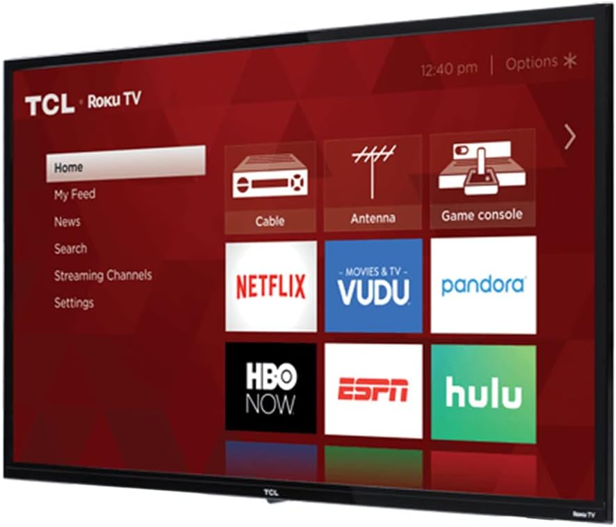 TCL 32S331 - 32" HD LED Smart TV, Wall Mount (Renewed)