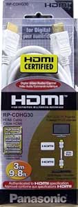 Panasonic RP-CDHG30 HDMI Cable 9.8ft High Speed — main product image