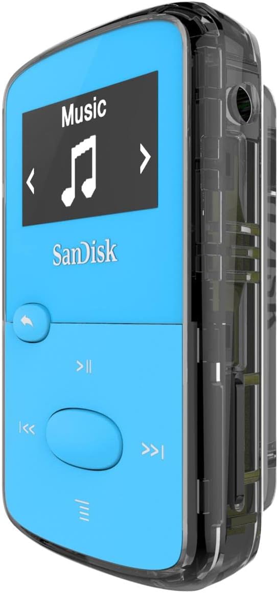SanDisk SDMX26-008G-G46B Clip Jam 8GB MP3 Player Blue
