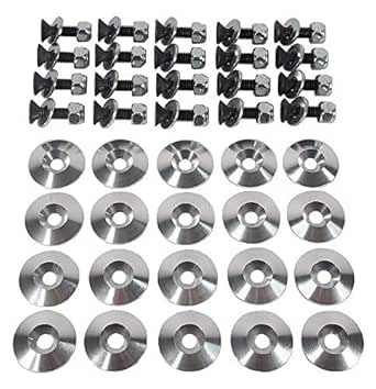 QSC Aluminum Countersunk Conical Washer 20-Pack Set — main product image