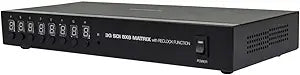 Monoprice 3G SDI 8x8 Matrix Reclocking Black 111753