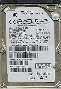 Hitachi 8541580214 HTS545025B9A300 250GB Hard Drive