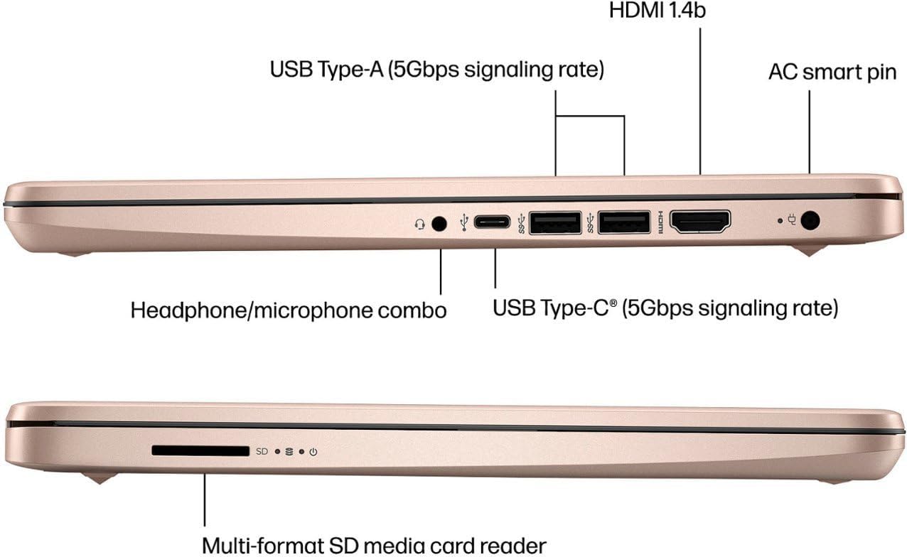 HP 14 Premium HD Portable Laptop with Office 365