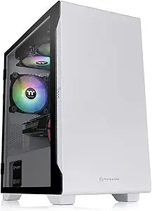 Thermaltake CA-1Q9-00S6WN-00 S100 TG Snow White MicroATX Case — main product image