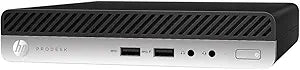 HP ProDesk 400 G5 Mini PC - Intel i5, 8GB RAM, 256GB SSD