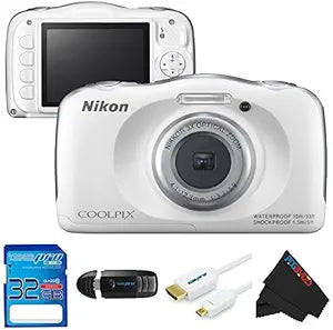 Nikon NKCPXS33WPSK2 COOLPIX S33 Waterproof Camera Bundle