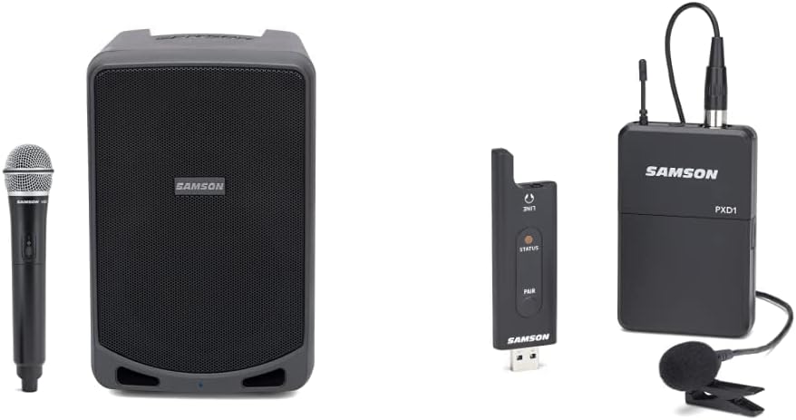 Samson Expedition XP106w Portable PA System with Wireless Mic