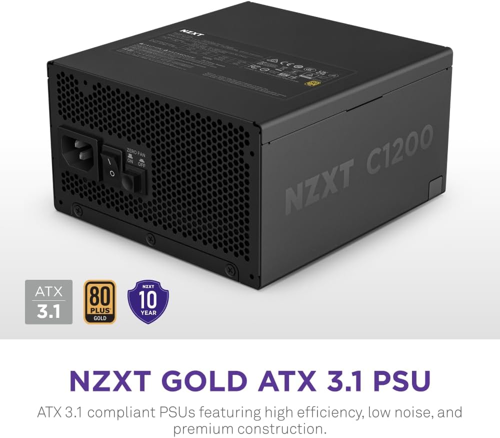 NZXT NZXT C1200 Gold ATX 3.1 Fully Modular Power Supply