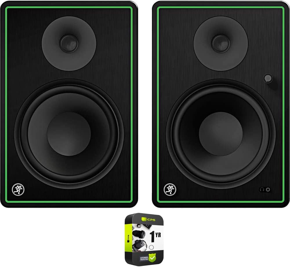 Mackie CR8-XBT 8" Multimedia Monitors Bluetooth Studio Bundle