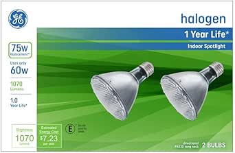 GE 40698 Classic 60W Halogen Appliance Bulbs 2-Pack