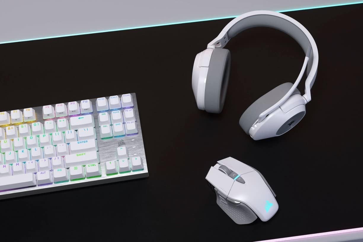 Corsair HS55 Wireless Gaming Headset White Renewed
