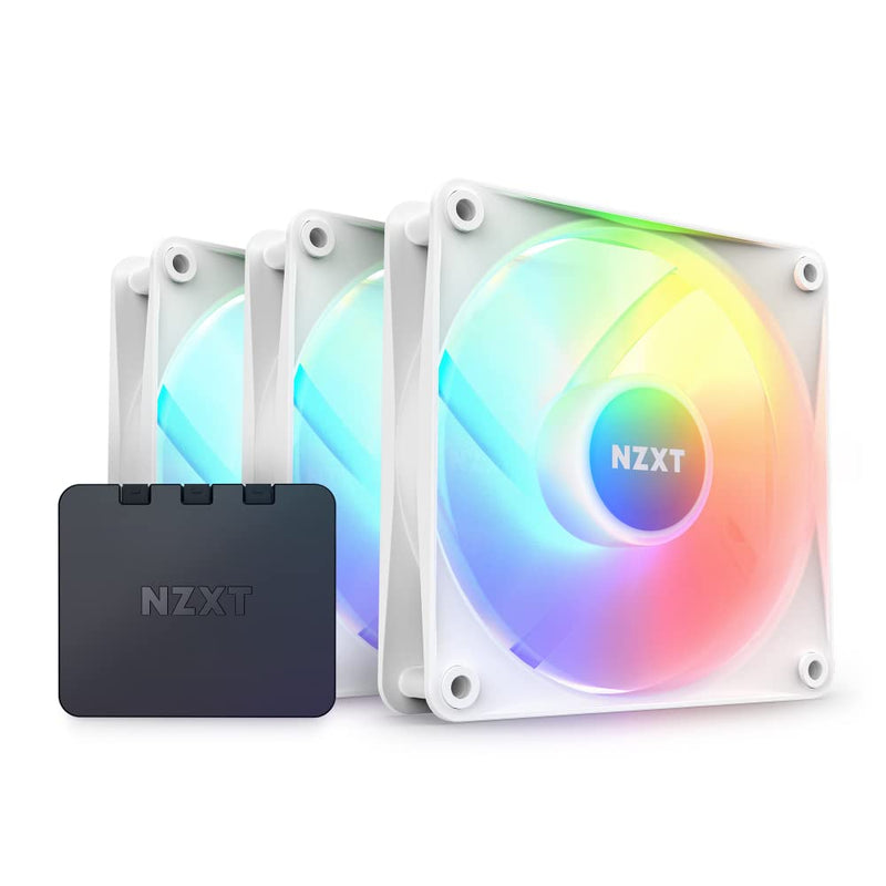 NZXT RF-C12TF-W1 F120 RGB Core Triple Fan Pack - White — main product image