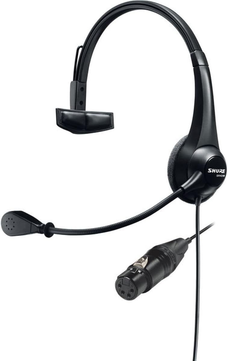 Shure BRH31M-NXLR4F Broadcast Dynamic Microphone Headset — main product image