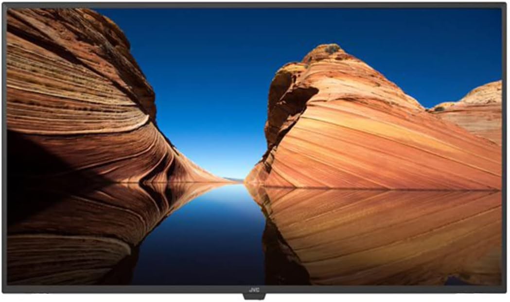 JVC 43 inch FHD 1080p LED TV + Wall Mount (Renewed)