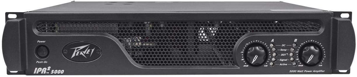 Peavey IPR2 5000 5050W Power Amp, Mic & Cables