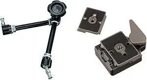 Manfrotto 244N Magic Arm & 323 RC2 Adapter - Camera Support