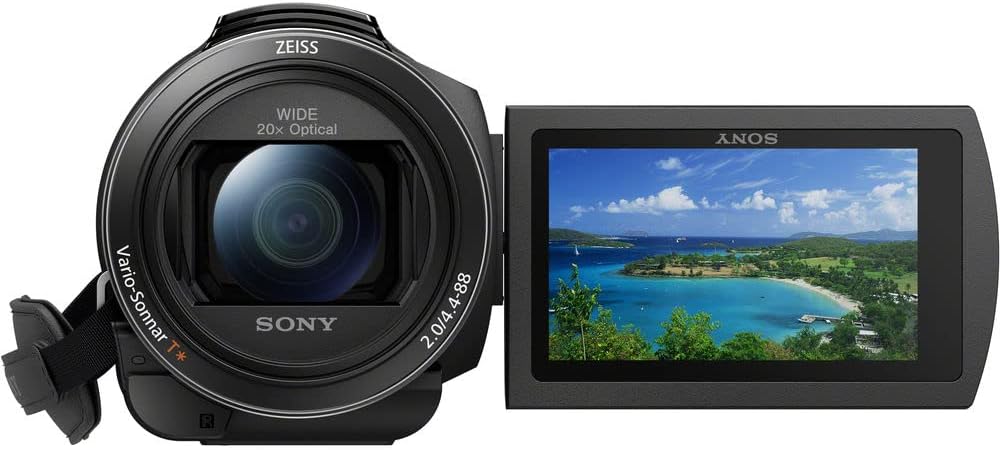 Sony FDR-AX43 4K Handycam Camcorder Bundle (Renewed)