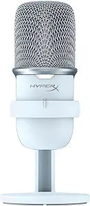 HyperX 519T2AA SoloCast USB Condenser Gaming Microphone - White Renewed