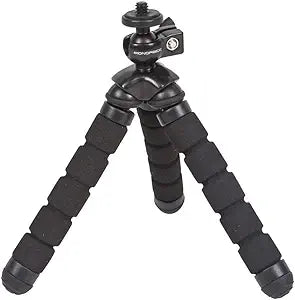 Monoprice 110272 Small Flexible Camera Tripod, Black