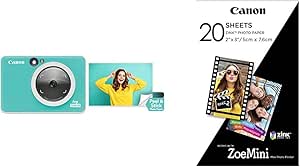 Canon Ivy CLIQ 2 Instant Camera Printer Zink Paper