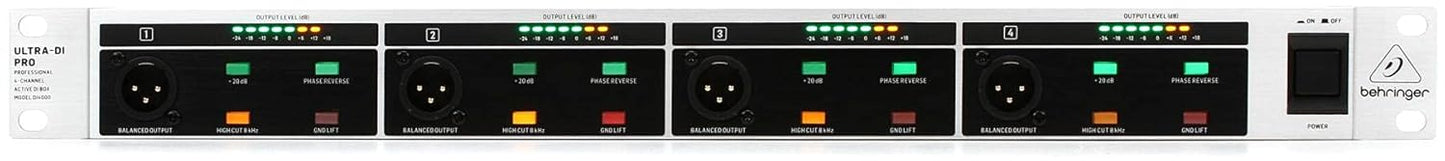 Behringer DI4000 Ultra-DI Pro 4-Channel Active DI Box