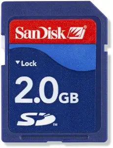 SanDisk SDSDB-002G-B35 2GB Class 4 SD Card — main product image