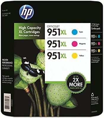 HP 951XL Color Ink Cartridge Combo Pack - Standard