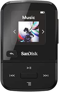 SanDisk SDMX30-016G-G46K 16GB Clip Sport Go MP3 Player - Black