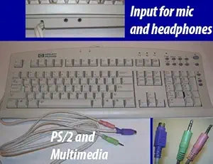 HP NY419AA#ABL SK-2501 Multimedia Keyboard — main product image