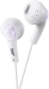 JVC HAF160W Gumy Ear Bud Headphones - White — main product image