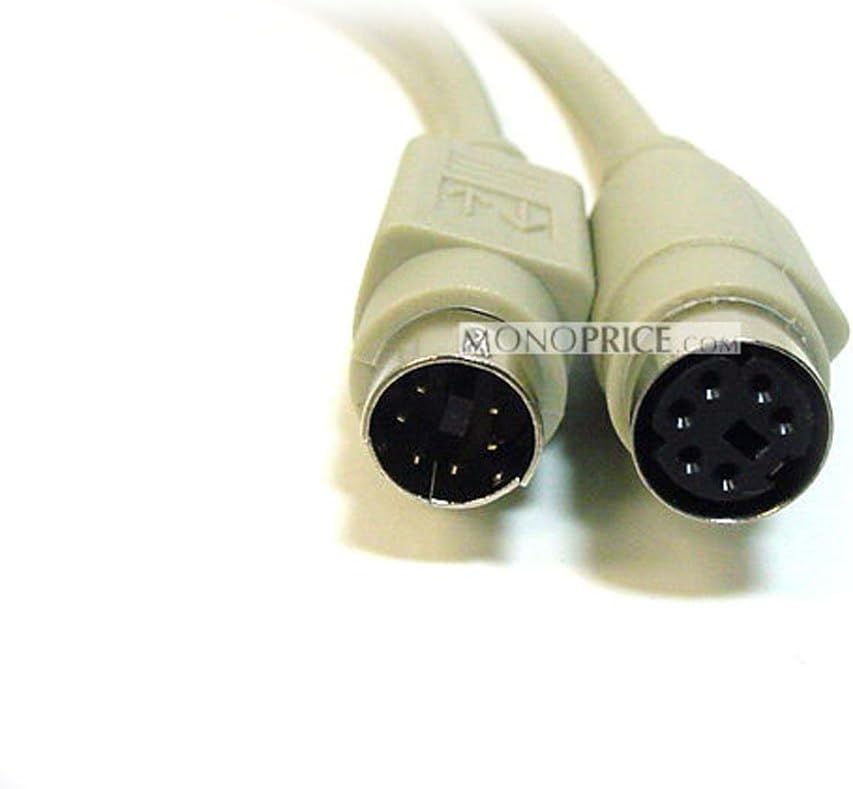 Monoprice 102541 PS/2 MDIN-6 Extension Cable 25ft