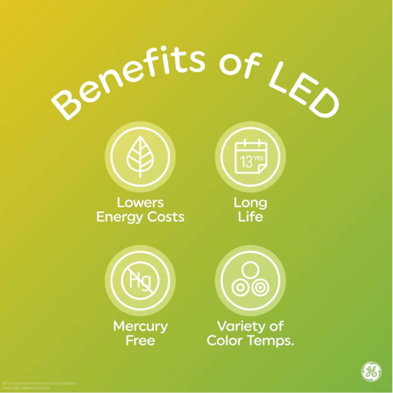 GE Relax LED 3-Way A19 Soft White Light Bulb