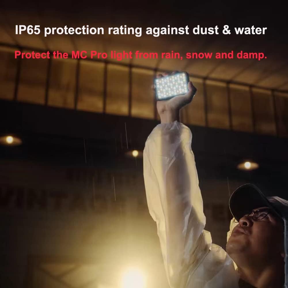 Aputure MC Pro Mini RGBWW On-Camera Video Light