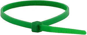 Monoprice 105760 4-Inch Cable Ties 18LBS Green 100-Pack — main product image