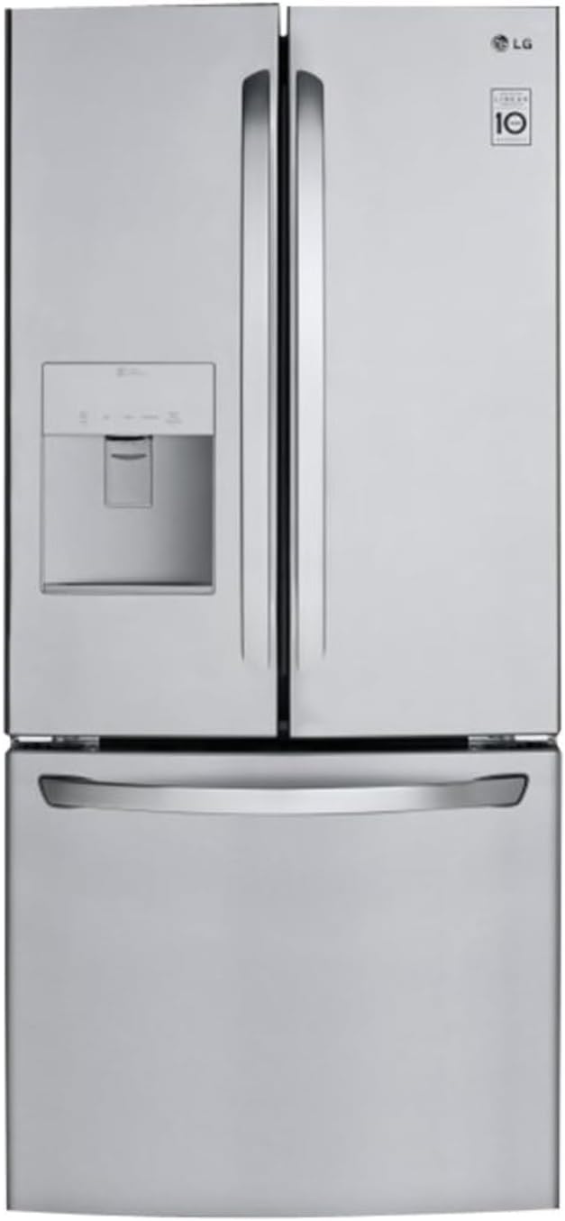 LG LFDS22520S 30-inch Stainless Steel French Door Refrigerator — main product image
