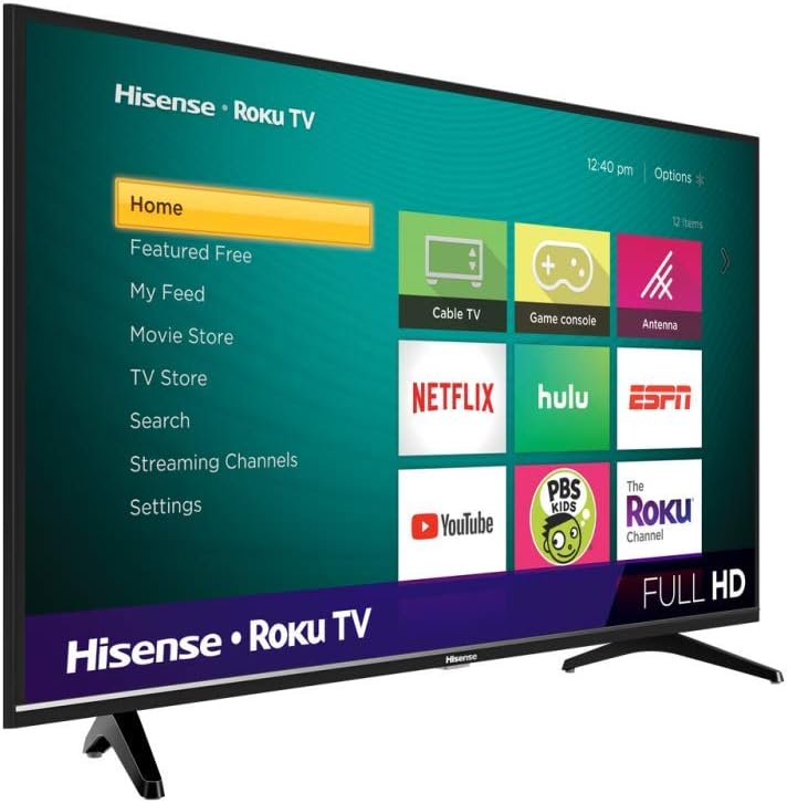 Hisense 40H4030F 40-Inch 1080p Smart LED TV Renewed