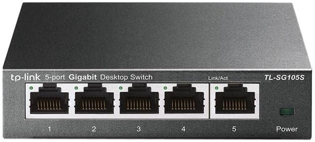 TP-Link TL-SG105S 5-Port Gigabit Ethernet Switch — main product image