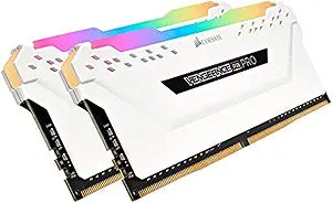 Corsair CMW32GX4M2A2666C16W 32GB White RGB RAM — main product image
