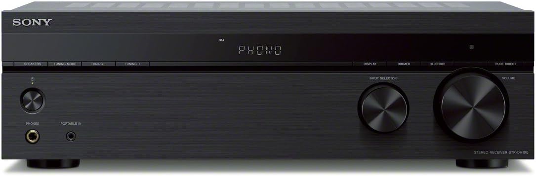 Sony CRT3SNSTRDH190 2-ch Stereo Receiver Bluetooth Renewed