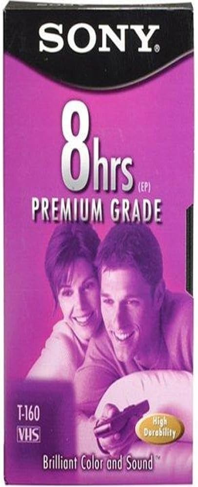 Sony T160VL/H Premium VHS Video Cassette — main product image