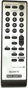 Sony SONCFDG505 RMT-CG500A//C(Set) Remote Control