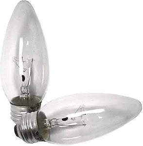 GE 22756 25-Watt B13 Incandescent Light Bulb 2-Pack