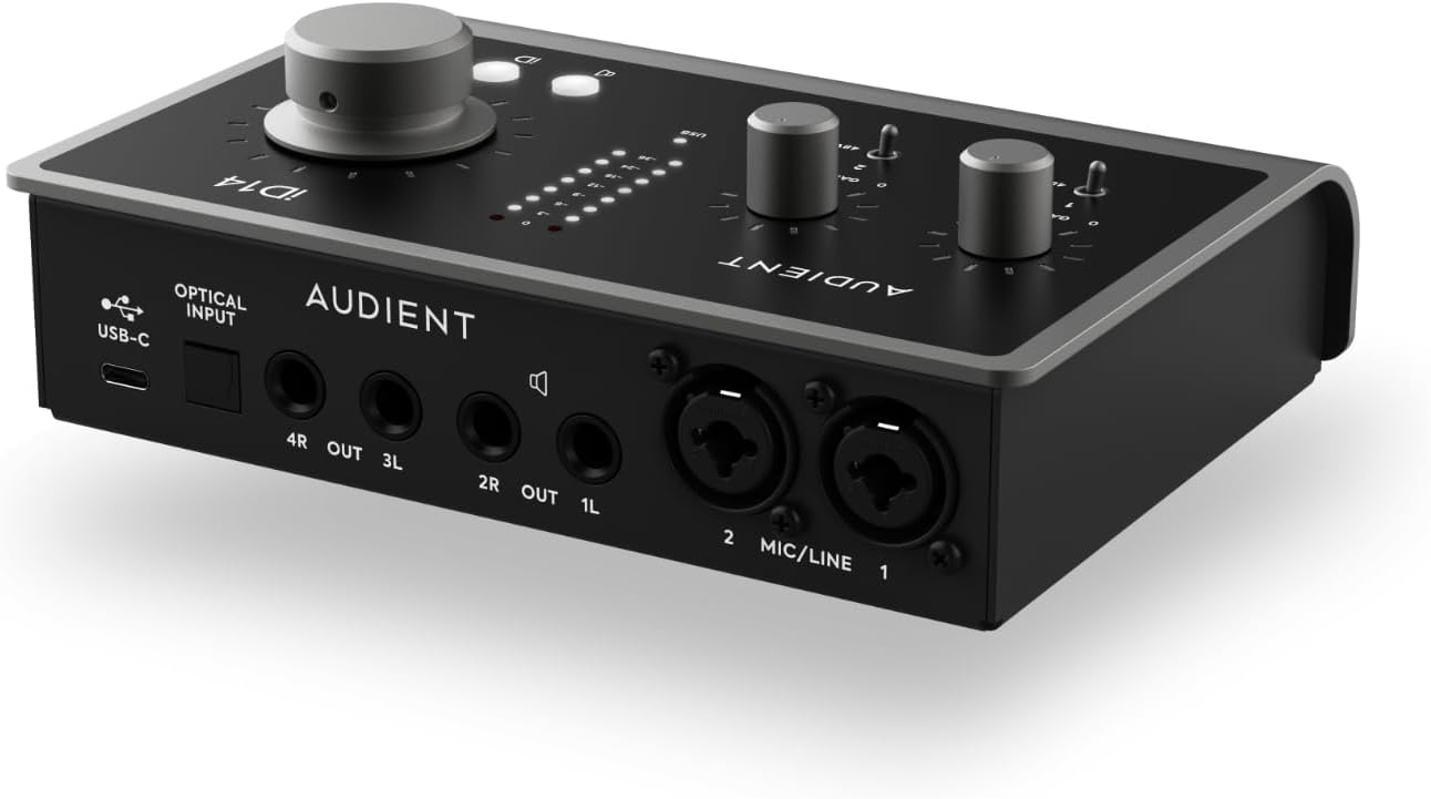 Audient iD14MKII USB Audio Interface - Black