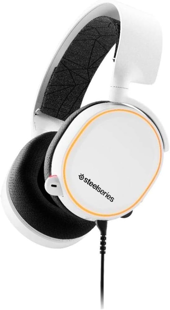 SteelSeries 61507 Arctis 5 RGB Gaming Headset White — main product image