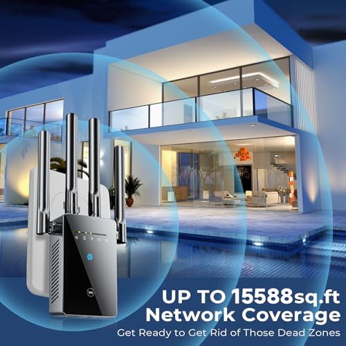 Techtex WiFi Extender Signal Booster with Ethernet Port — main product image