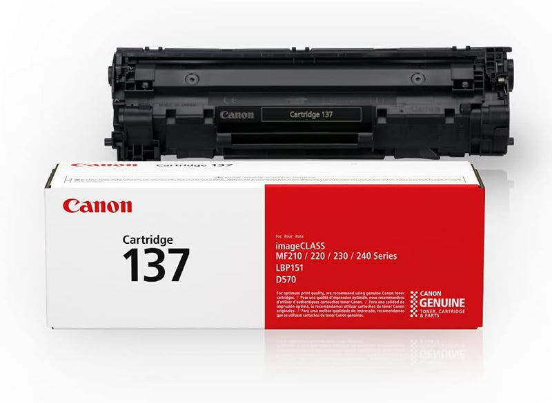 Canon 137 Genuine Black Toner Cartridge ImageCLASS MF2xx Series — main product image