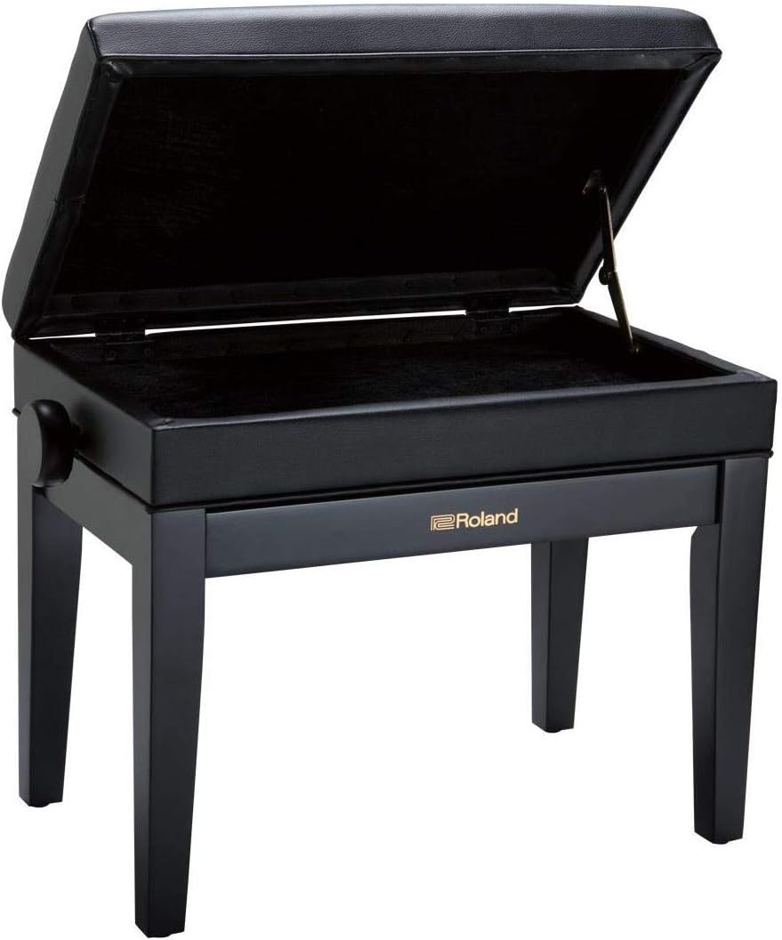 Roland RPB-400 Satin Black Adjustable Piano Bench