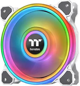 Thermaltake CL-F100-PL12SW-C Riing Quad 12 RGB Fan White