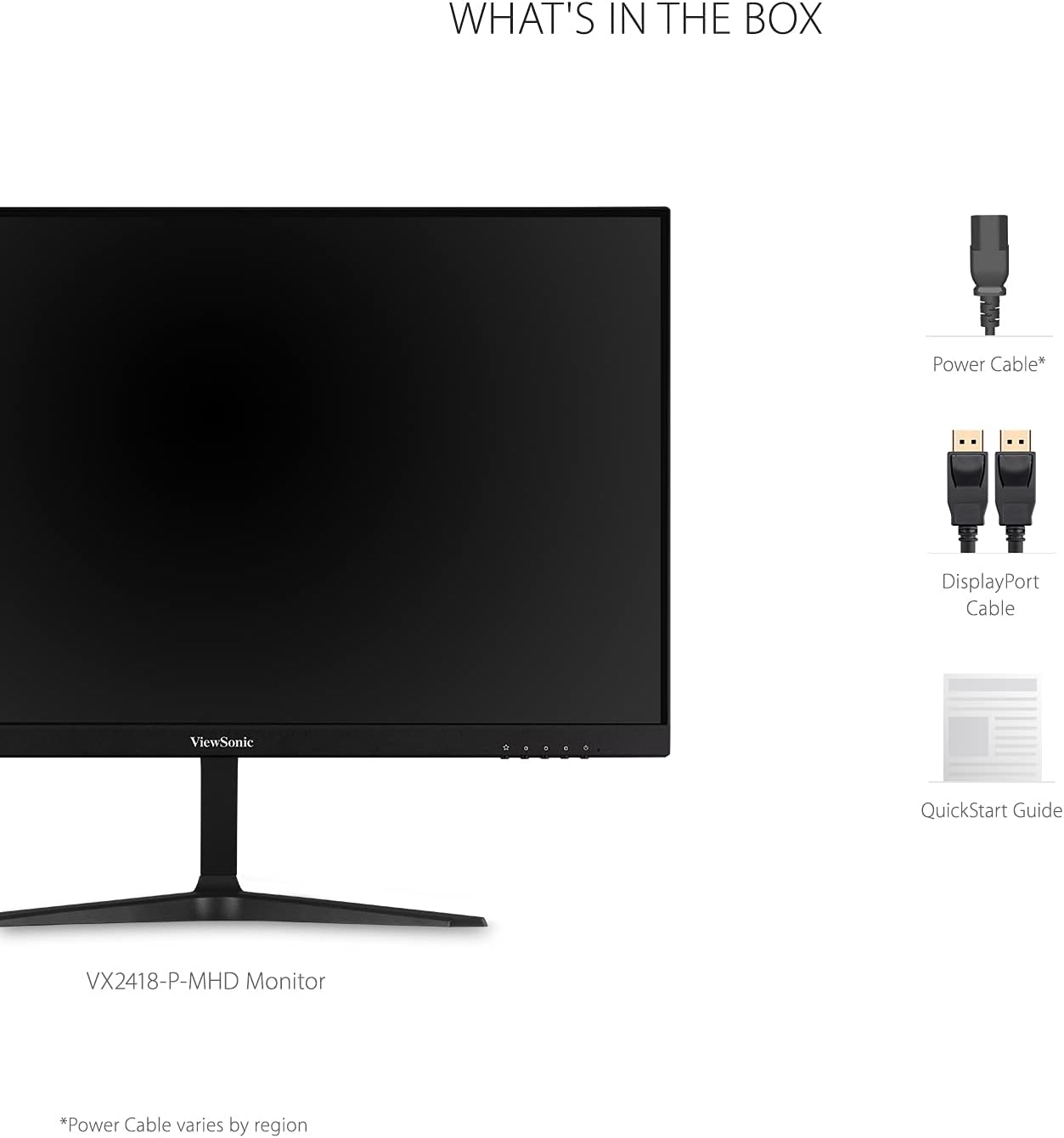 ViewSonic VX2418-P-MHD 24 Inch 165Hz 1ms Gaming Monitor